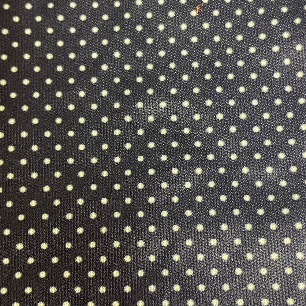 Collars & Co Semi-Spread Collar Polo Short Sleeve SM Dark Blue Micro Polka Dot - Picture 5 of 6